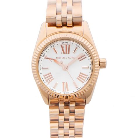 michael kors lexington mini rose gold watch mk3230